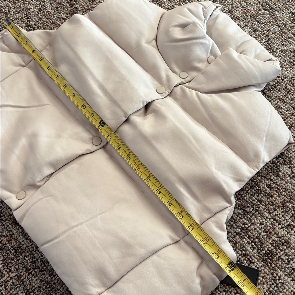 NWT faux leather vest - Picture 6 of 9